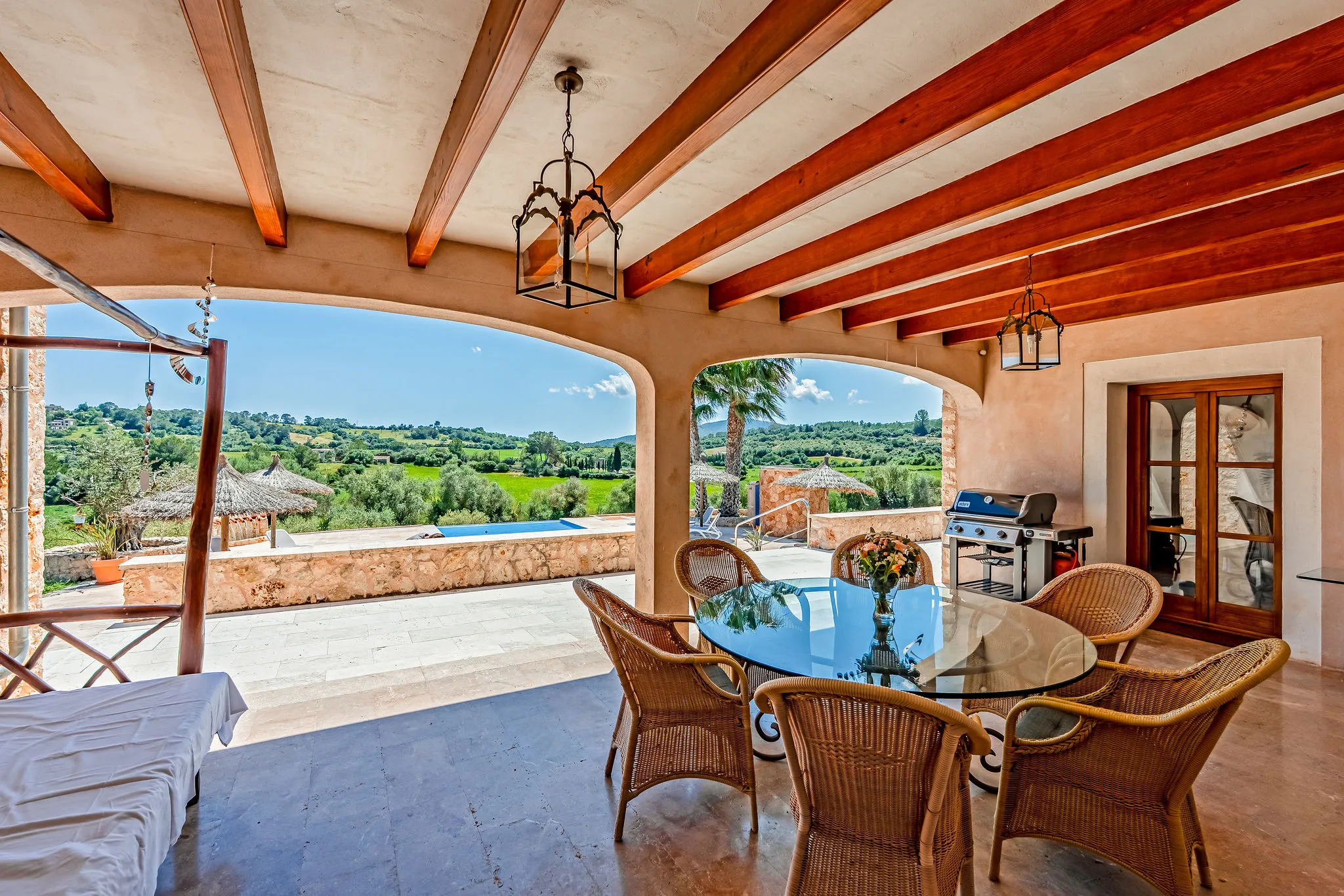 Natural stone finca with panoramic view and rental license-11