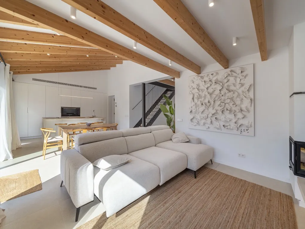 Bonita casa de poble amb piscina a Campanet-4