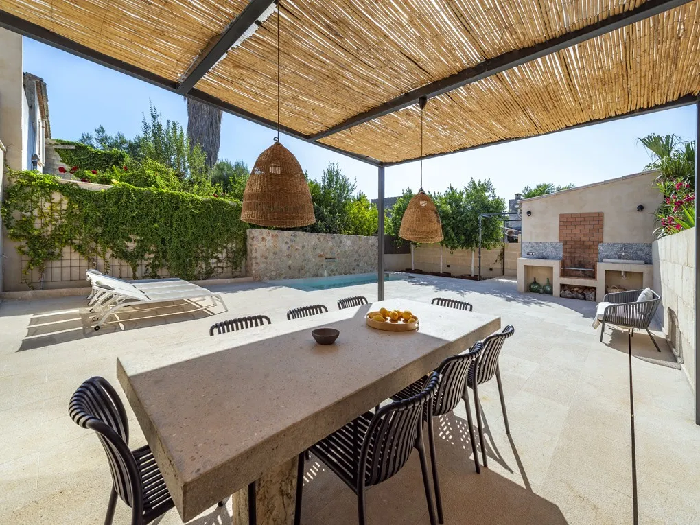 Bella casa a schiera con piscina a Campanet-7