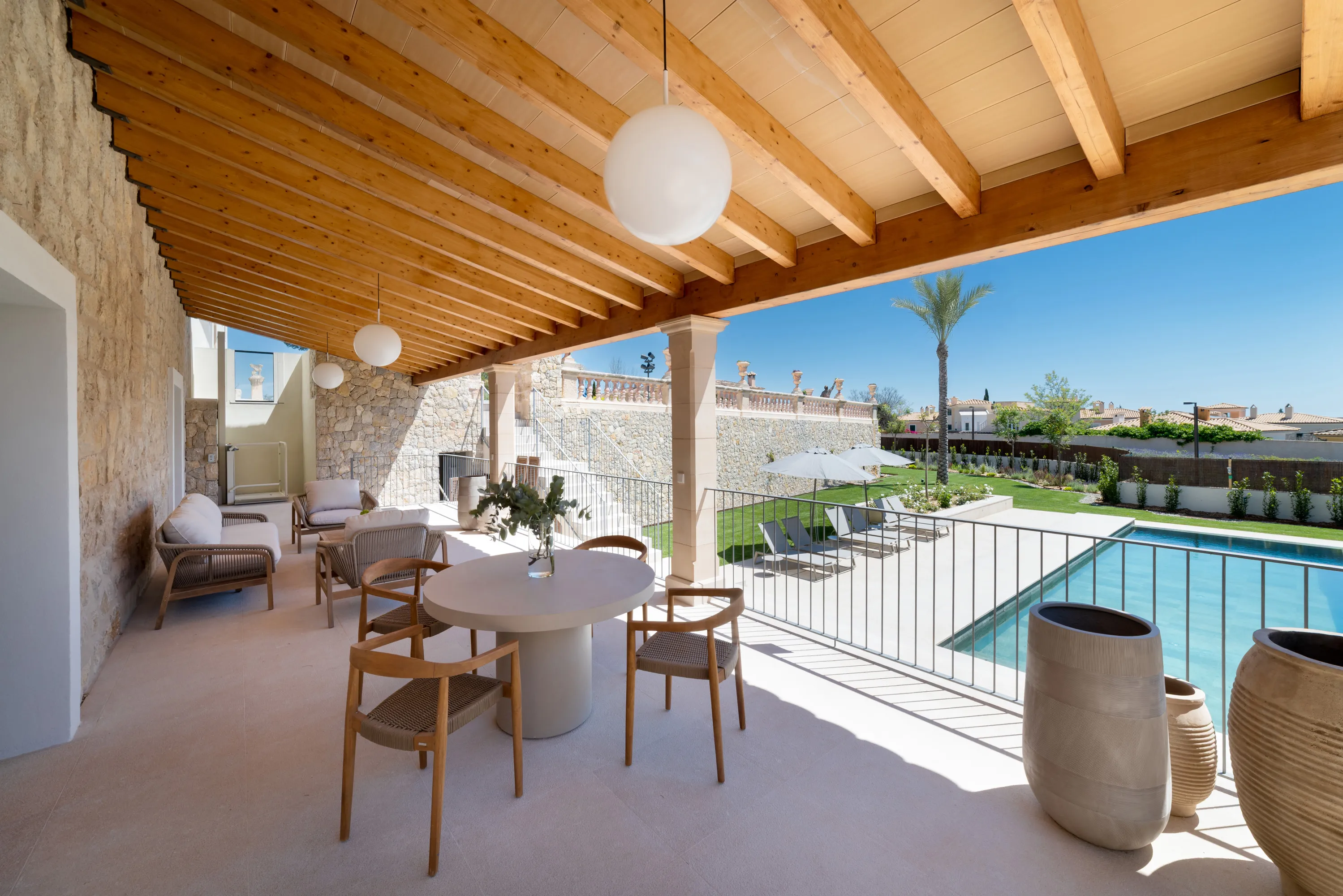 Exclusivo ático dúplex con terraza-torre privada y espectaculares vistas panorámicas de 360° en la histórica possessió mallorquina de Son Xigala-19