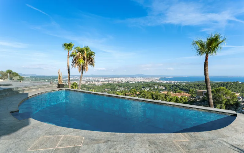Uitzonderlijke villa met zeezicht in Son Vida, Palma de Mallorca