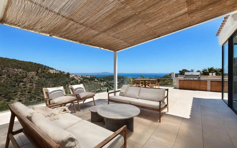 Vila de luxe amb vista al mar a Costa d'en Blanes
