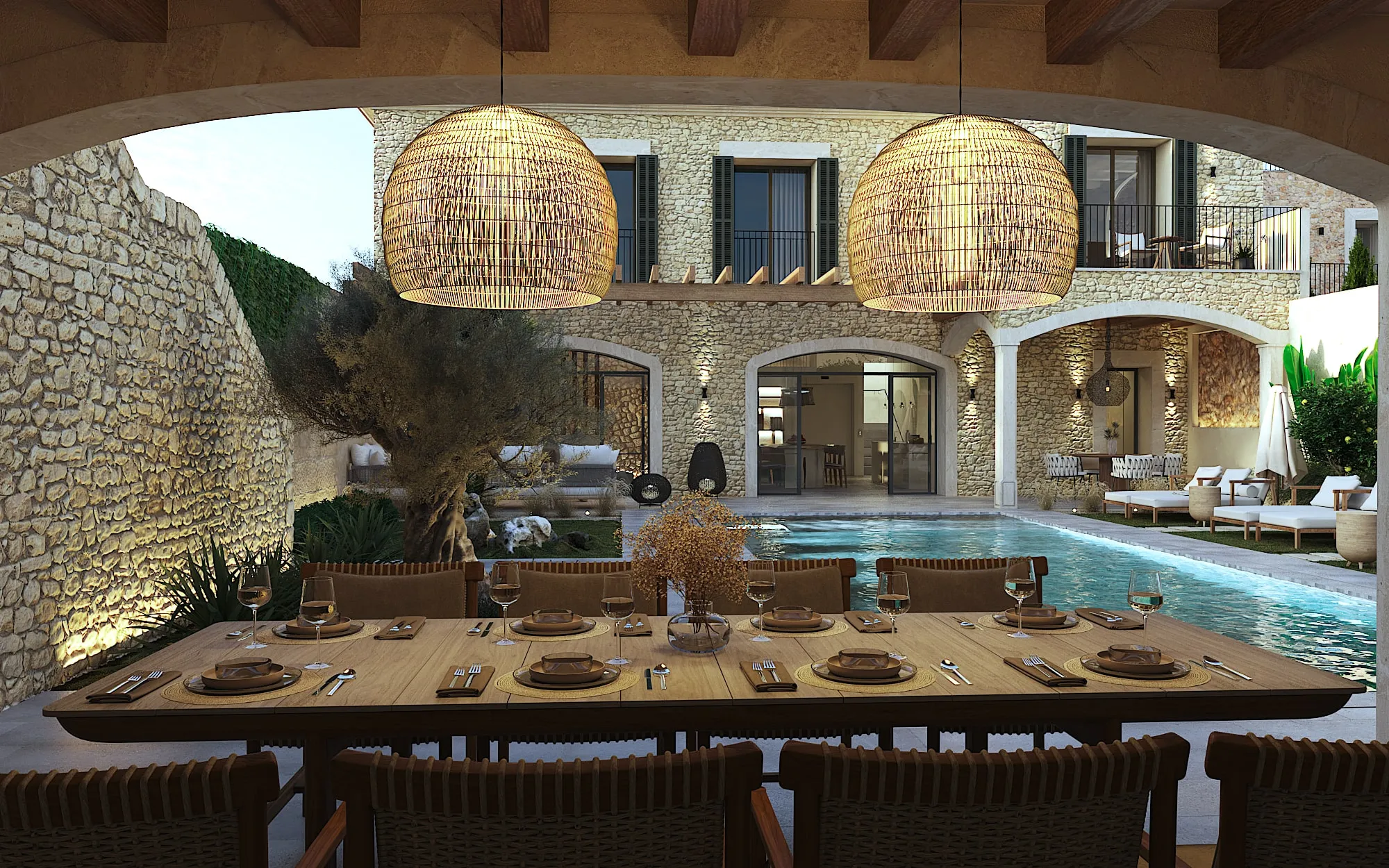 Эксклюзивный деревенский дом с роскошным садом-15