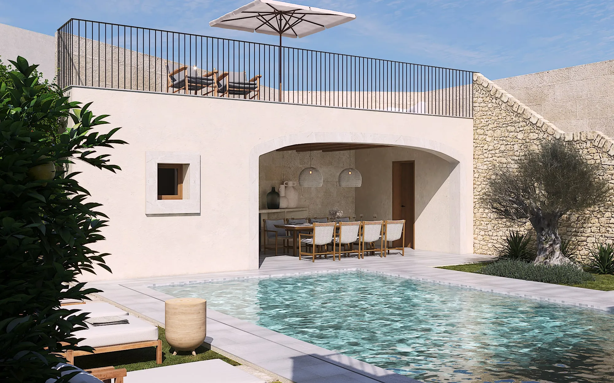 Ekskluzywny wiejski dom z luksusowym ogrodem-13