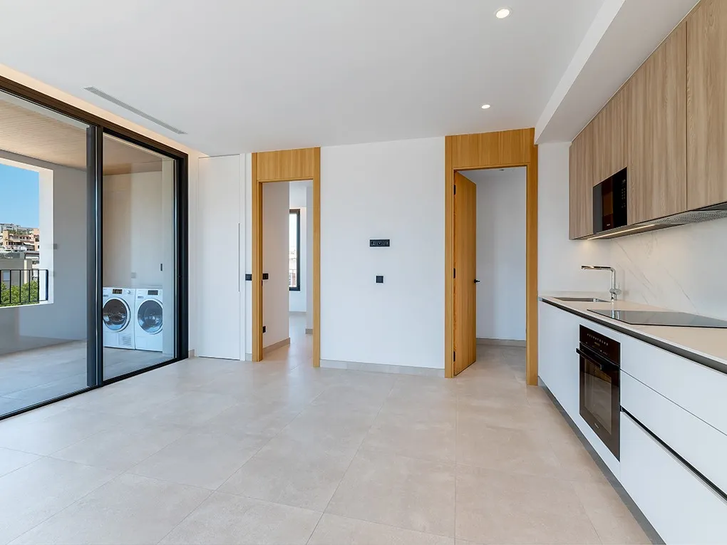 Licht appartement met uitzicht op Bellver-4