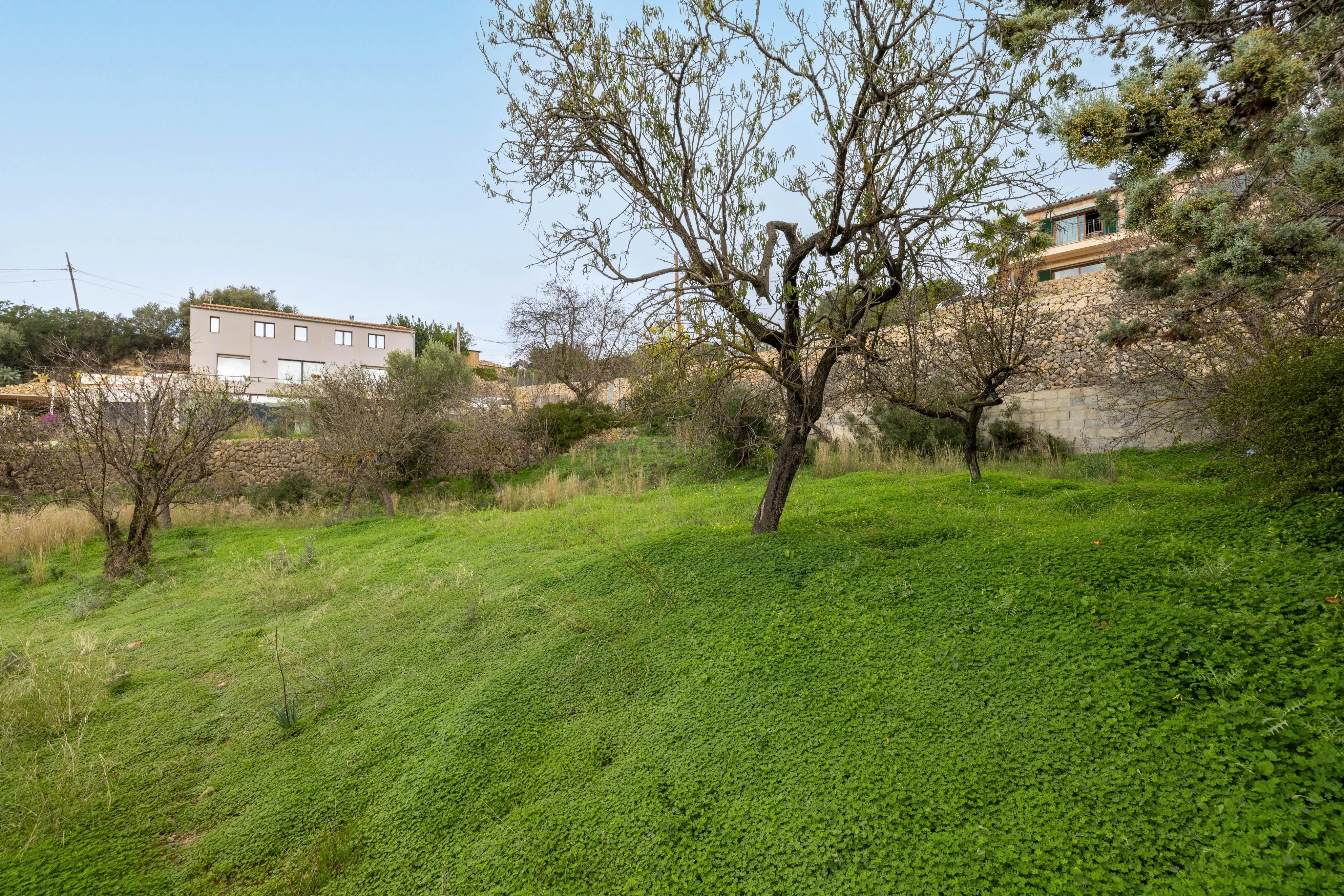 Sydvendt grund med udsigt, inden for gåafstand af landsbyen Calvià-3