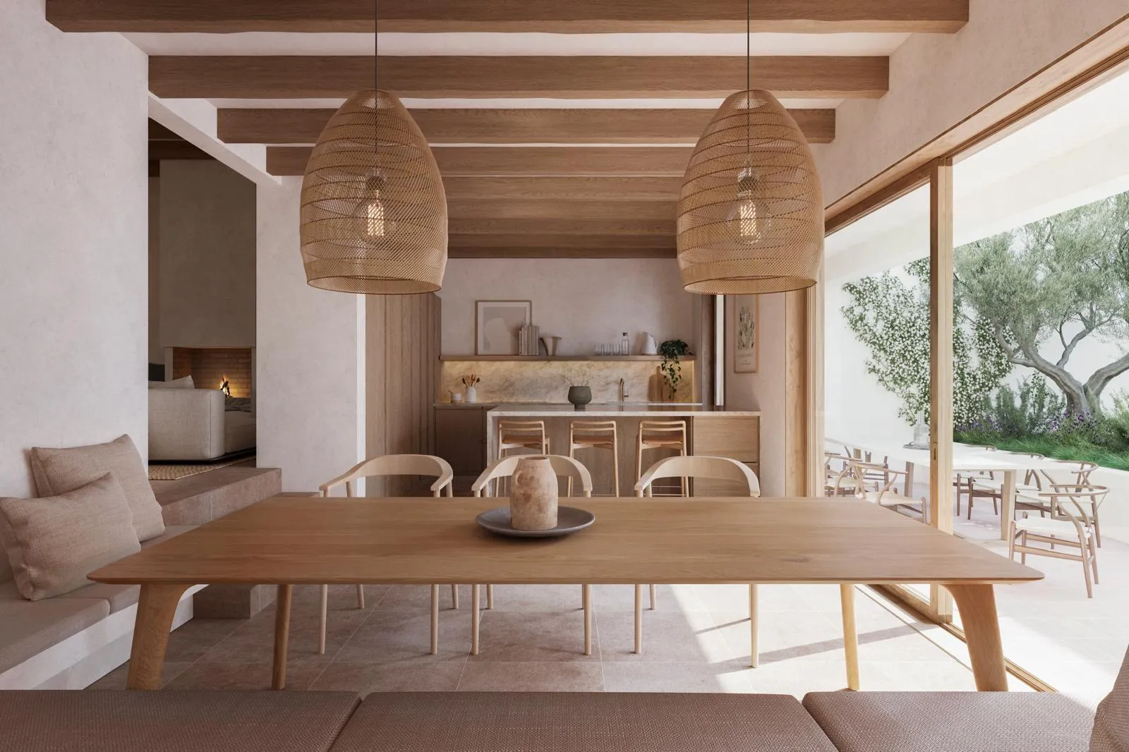 Casa adosada de diseño exclusivo con patio, piscina y licencia de obra en el corazón de Pollença-4