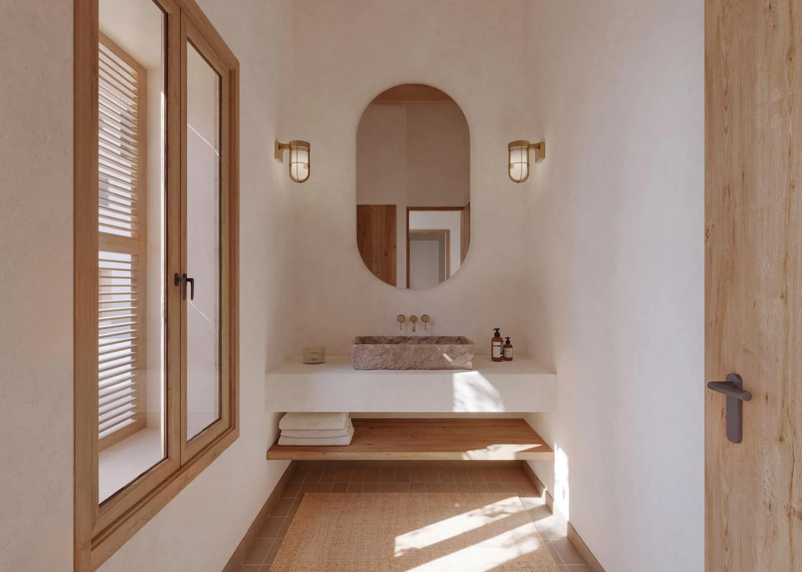 Casa adosada de diseño exclusivo con patio, piscina y licencia de obra en el corazón de Pollença-9