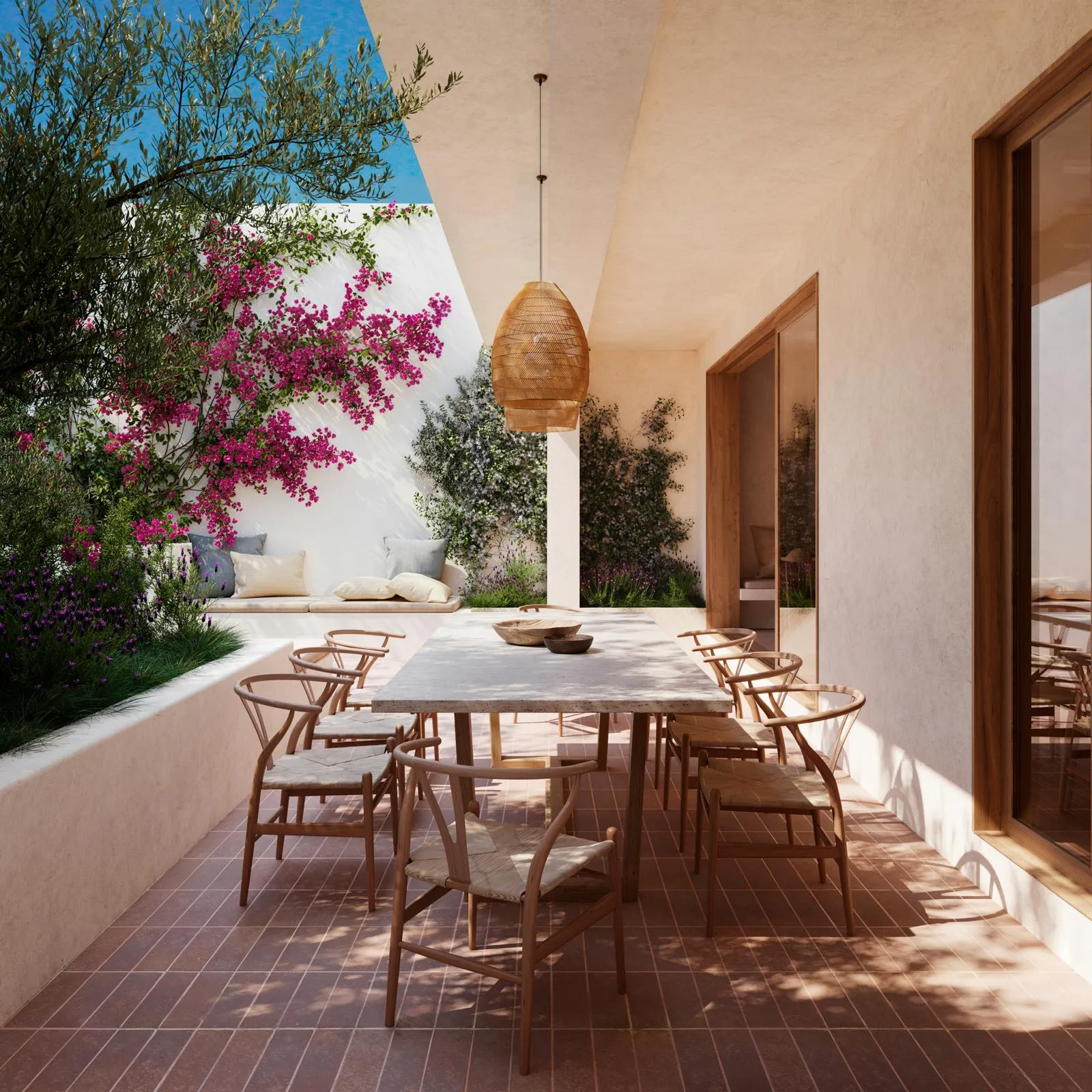 Casa adosada de diseño exclusivo con patio, piscina y licencia de obra en el corazón de Pollença-10