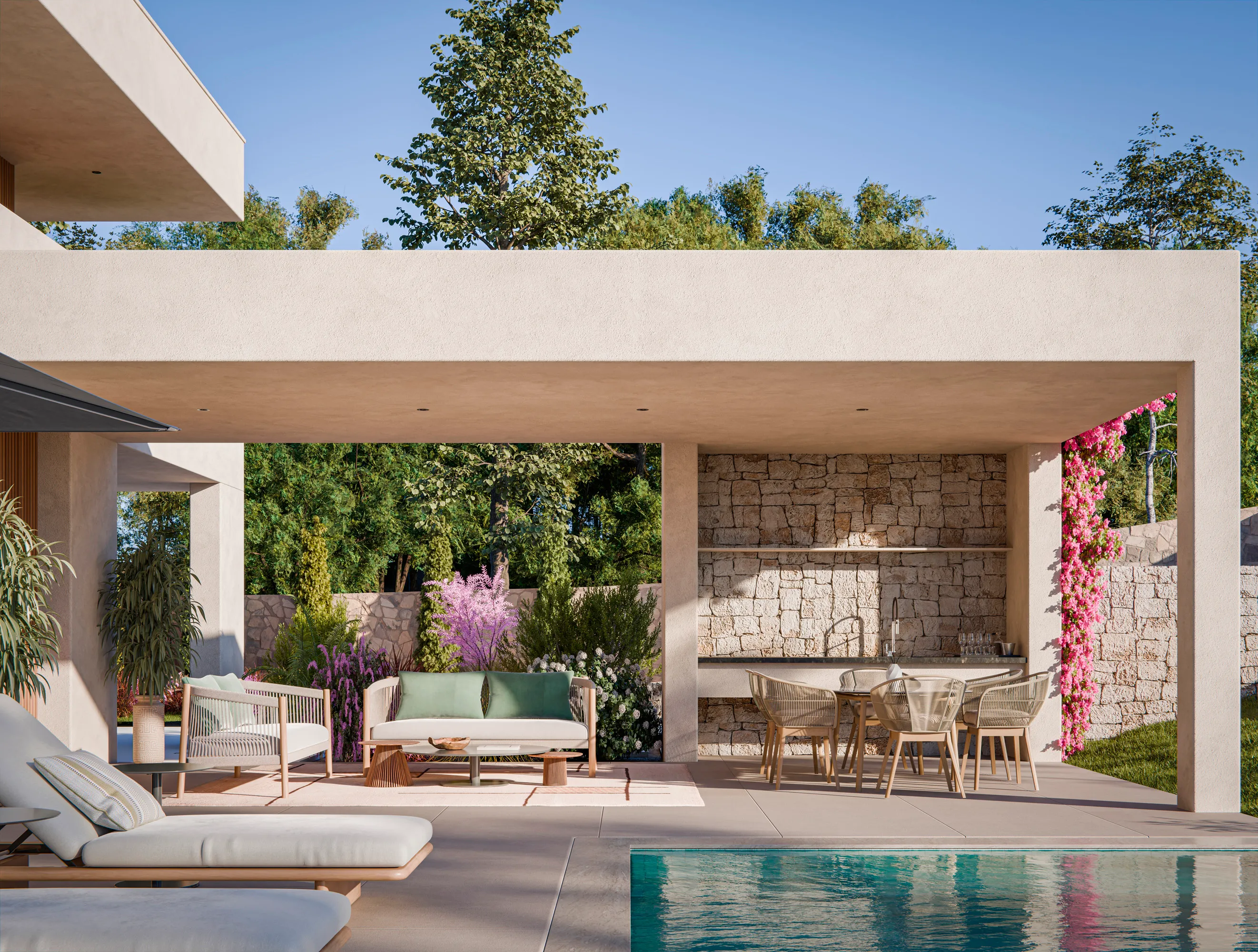 Elegant newly built villa with mediterranean flair-2