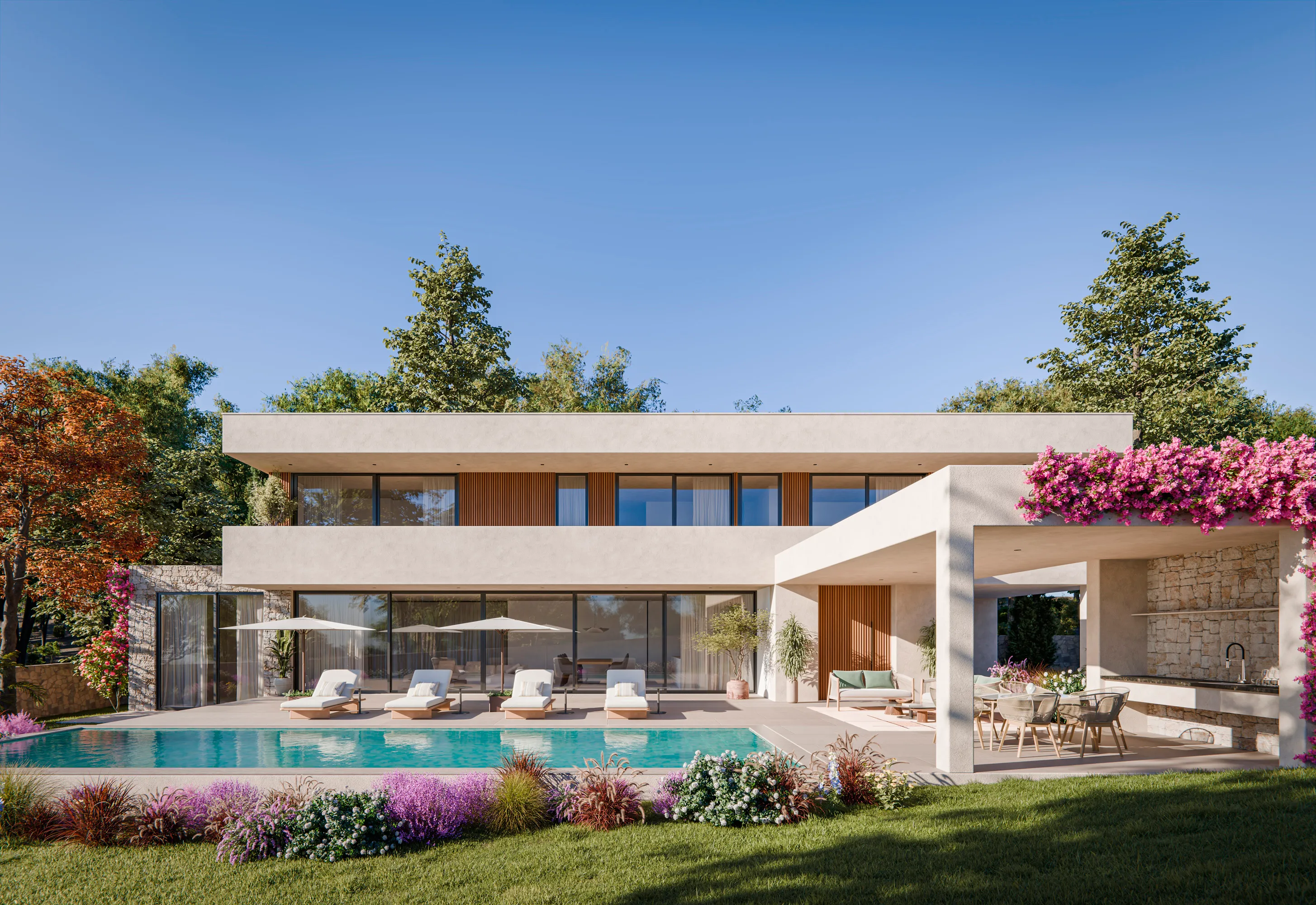 Smagfuld nybygget villa i middelhavsstil-1