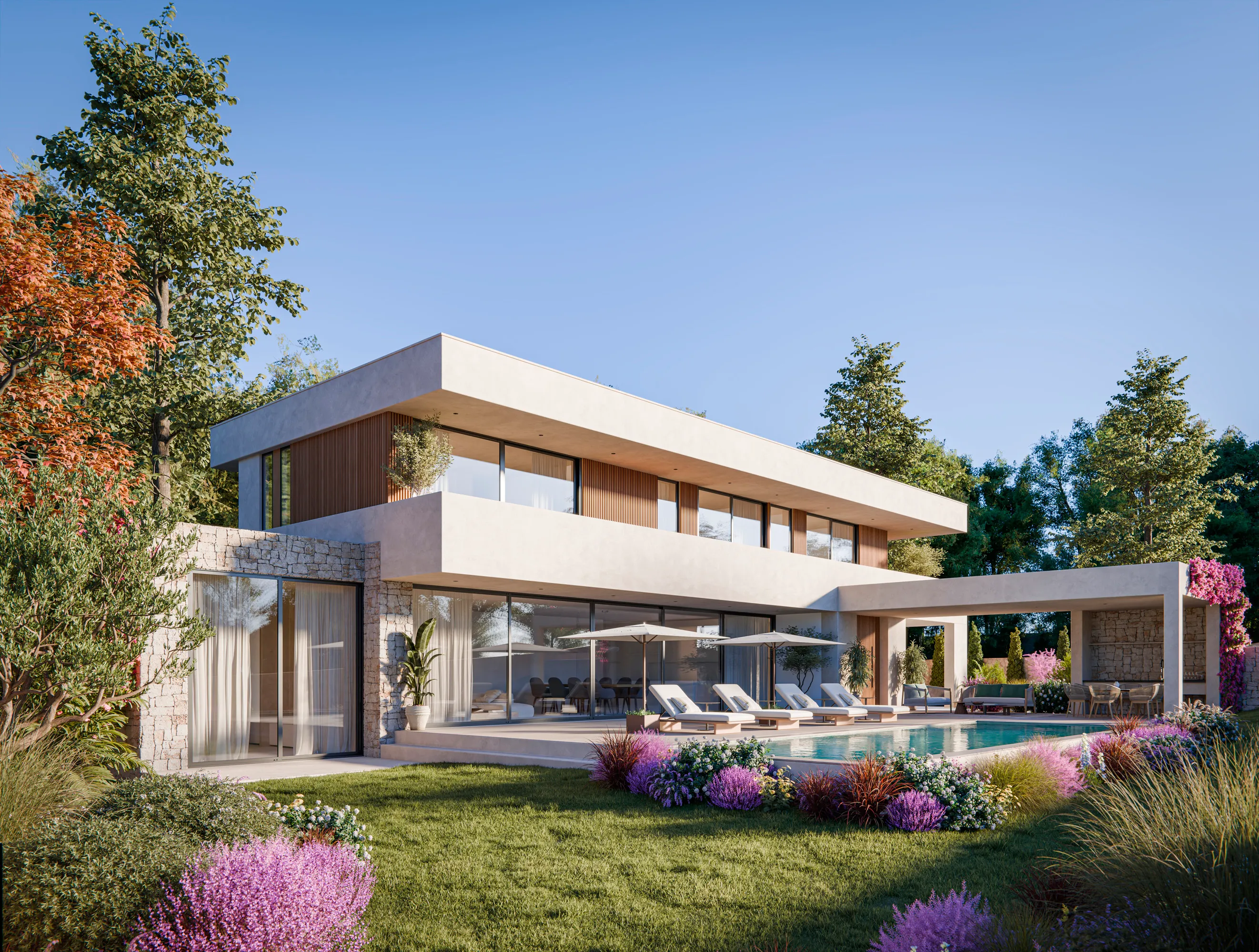 Smagfuld nybygget villa i middelhavsstil-8