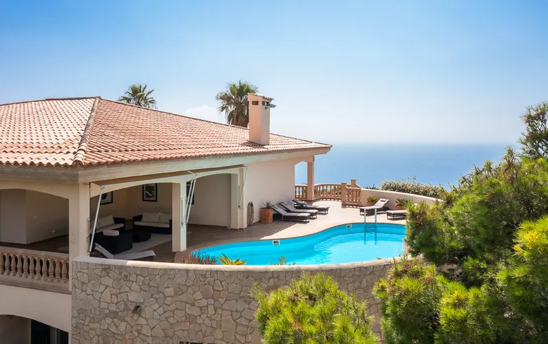 Villa élégante avec une vue imprenable sur la mer à Costa de Canyamel