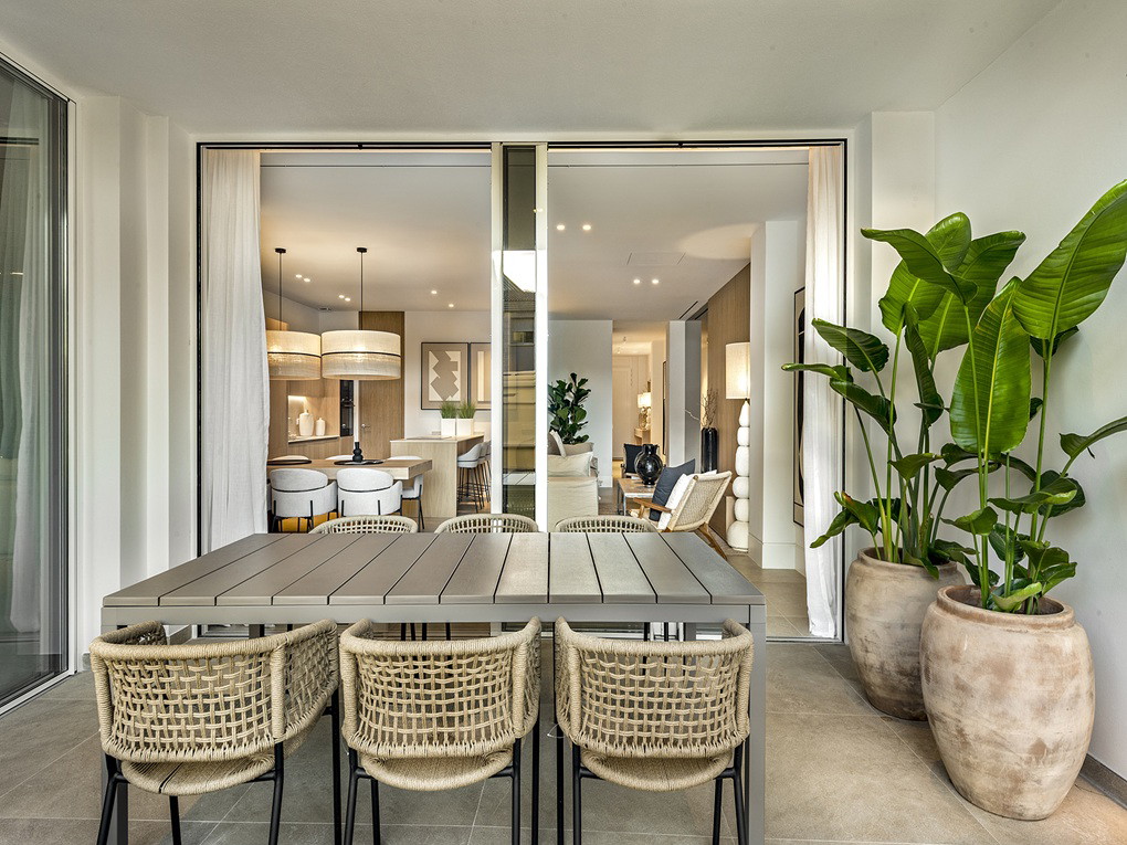 Newly-built flat with garden, mini-pool and parking near the sea in Ciudad Jardín