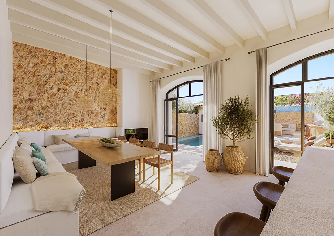 Townhouse met panoramisch uitzicht in Santa Maria-6