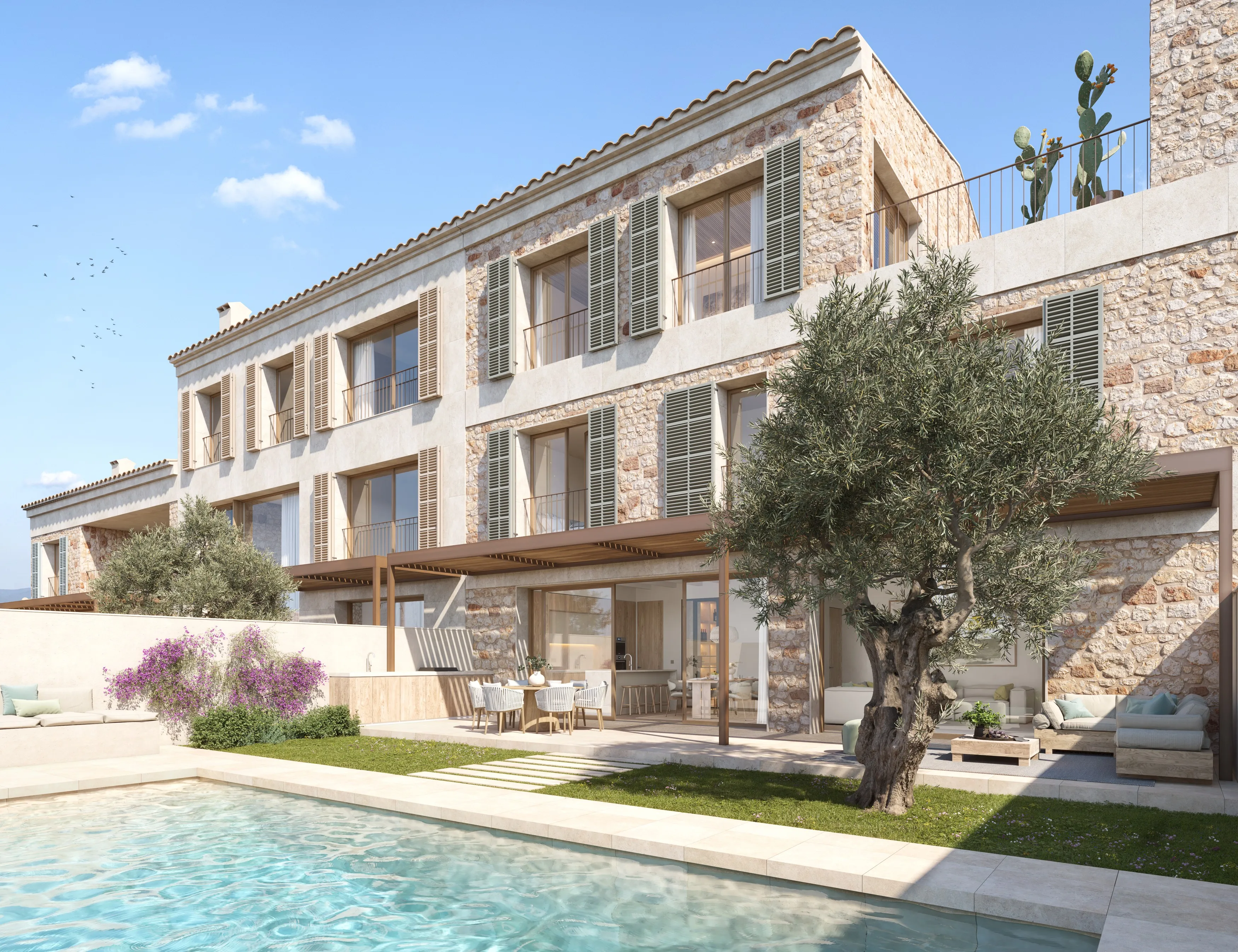 New build townhouse with lift in Santanyí-1