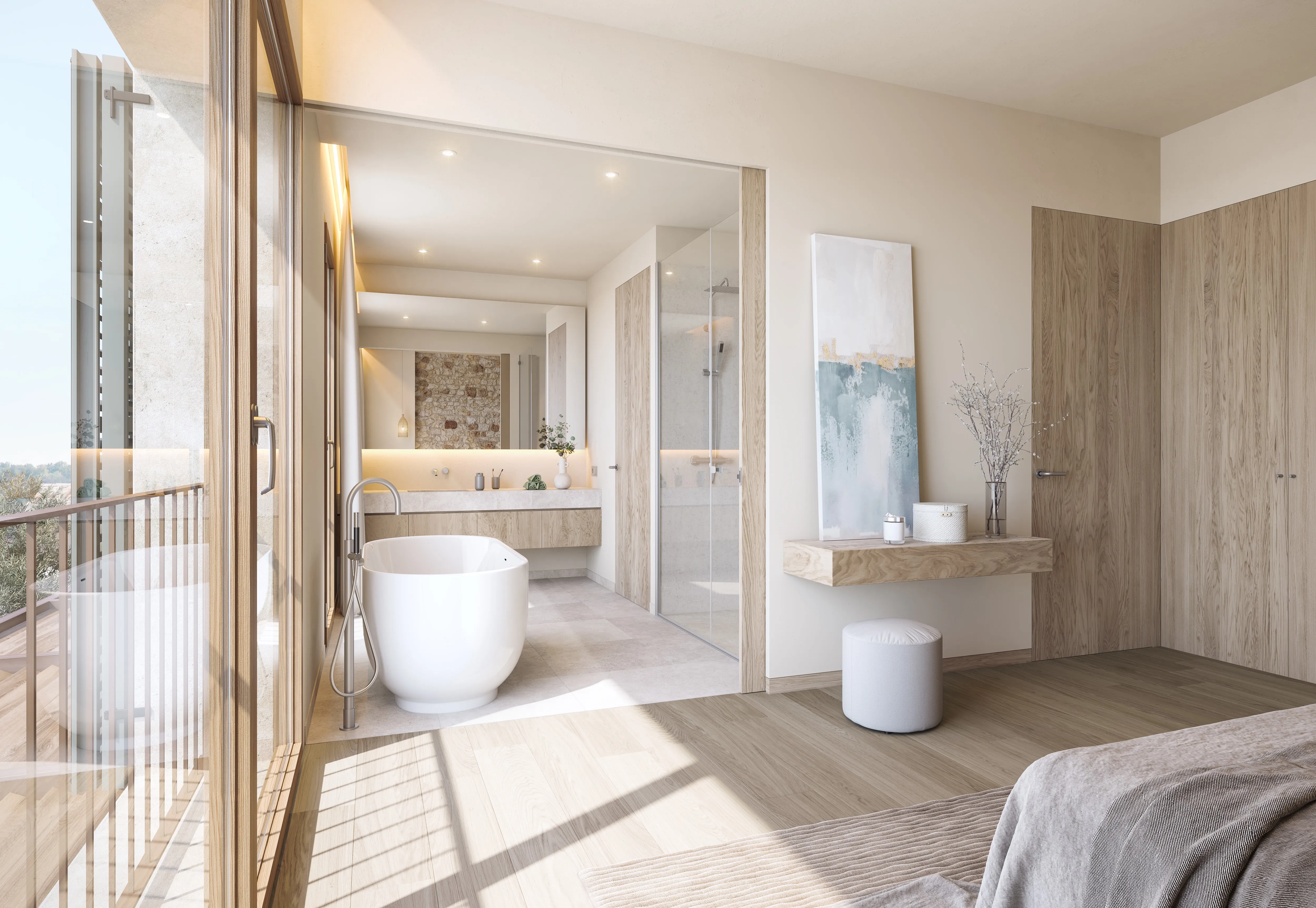 Nieuwbouw herenhuis met lift in Santanyí-5