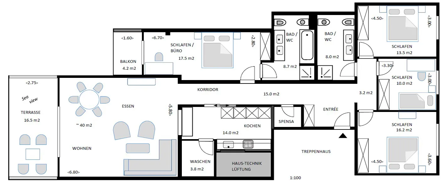 Exclusieve, ruime en lichte flat in Can Bárbara-13