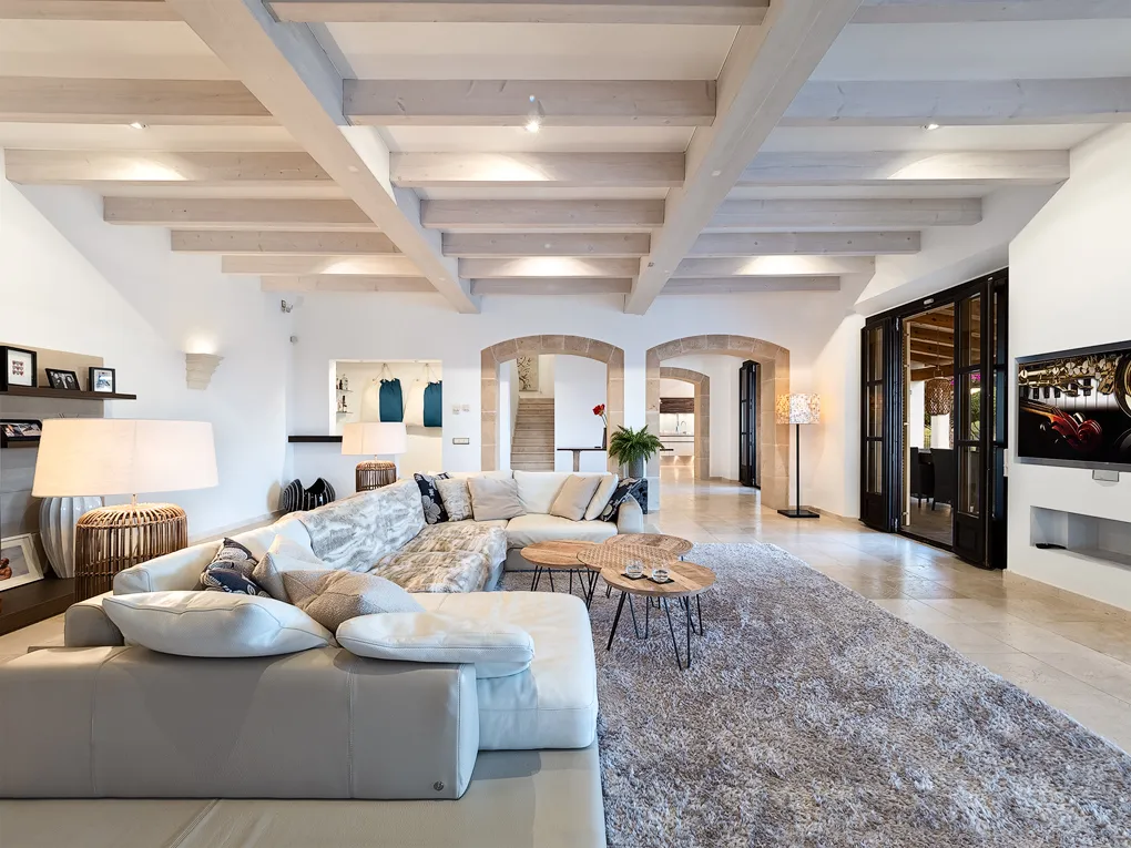 New refurbished family villa in front line to the sea-5