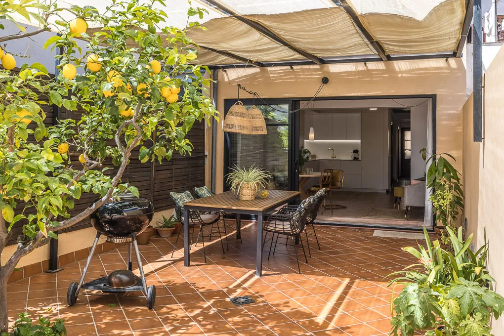 Casa de pueblo renovada con estilo, jardín, garaje y proyecto de piscina en Alaró-7