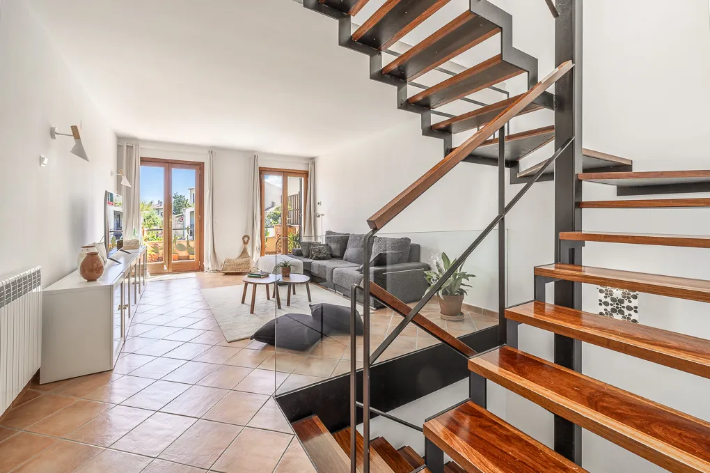 Casa de pueblo renovada con estilo, jardín, garaje y proyecto de piscina en Alaró-10