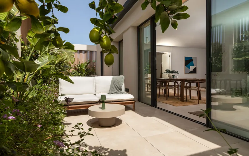 Nieuwbouw gelijkvloers appartement met groot terras, Son Armadams