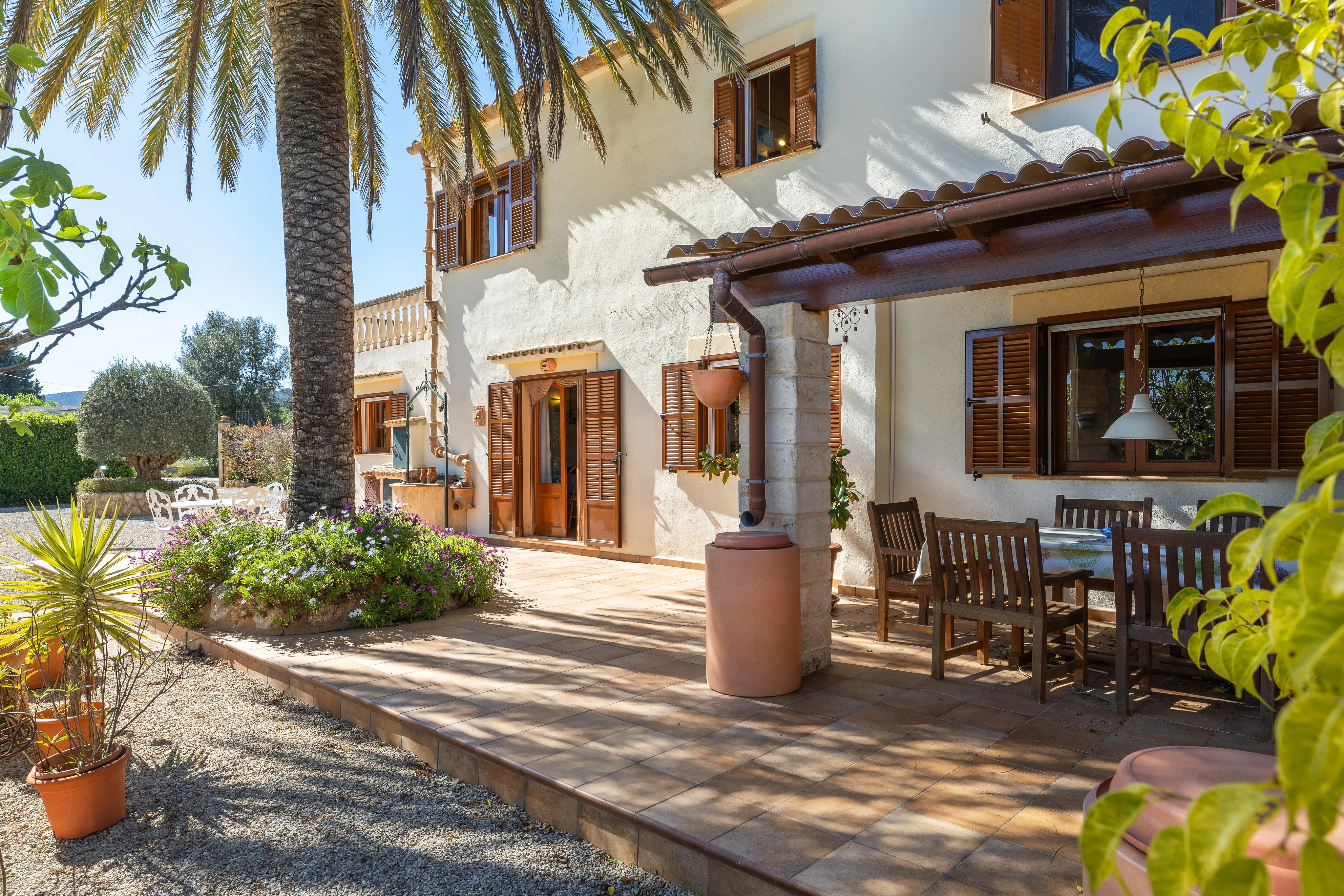 Finca de bien-être avec grande piscine et vue sur la montagne à Selva-4