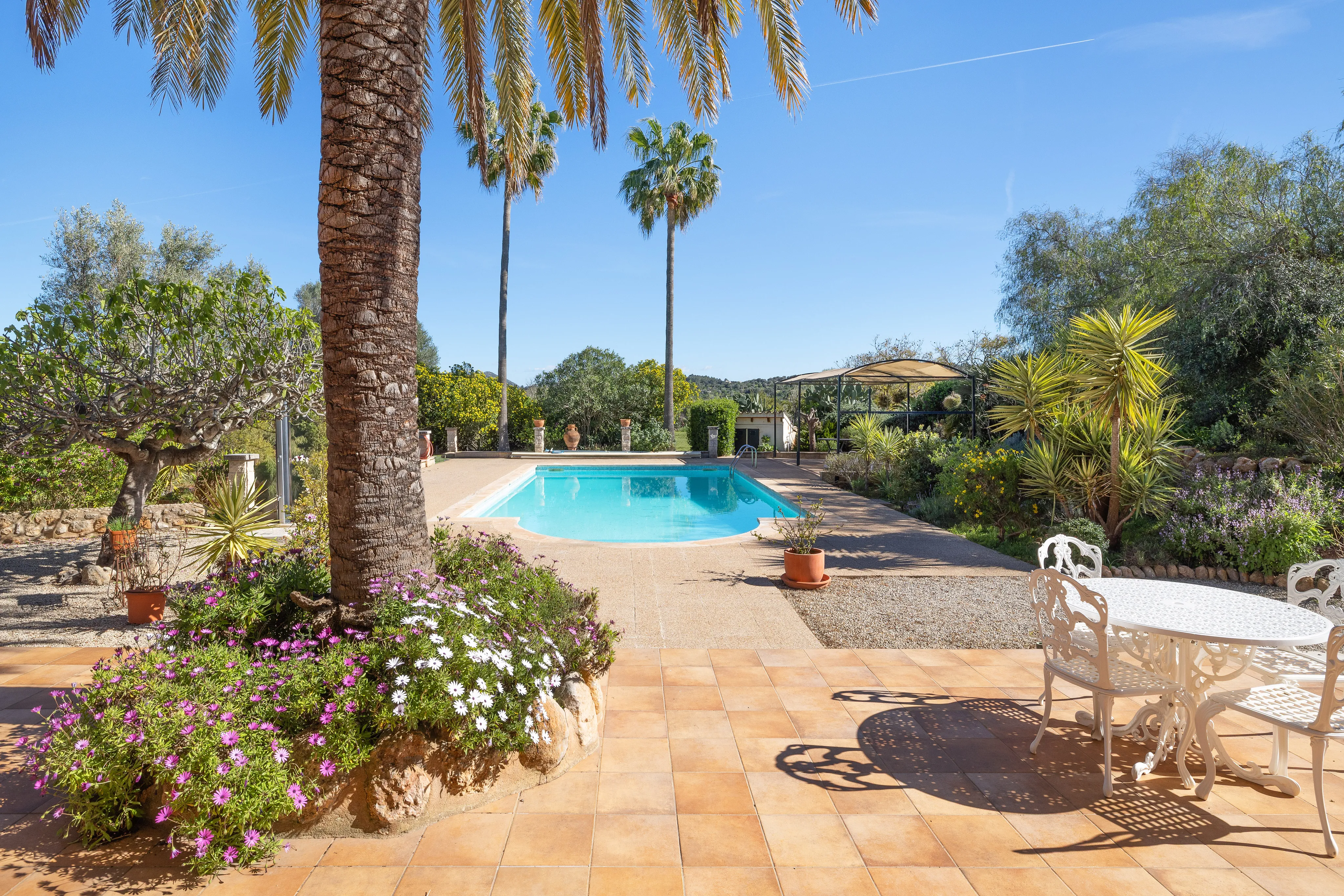 Finca de bien-être avec grande piscine et vue sur la montagne à Selva-5