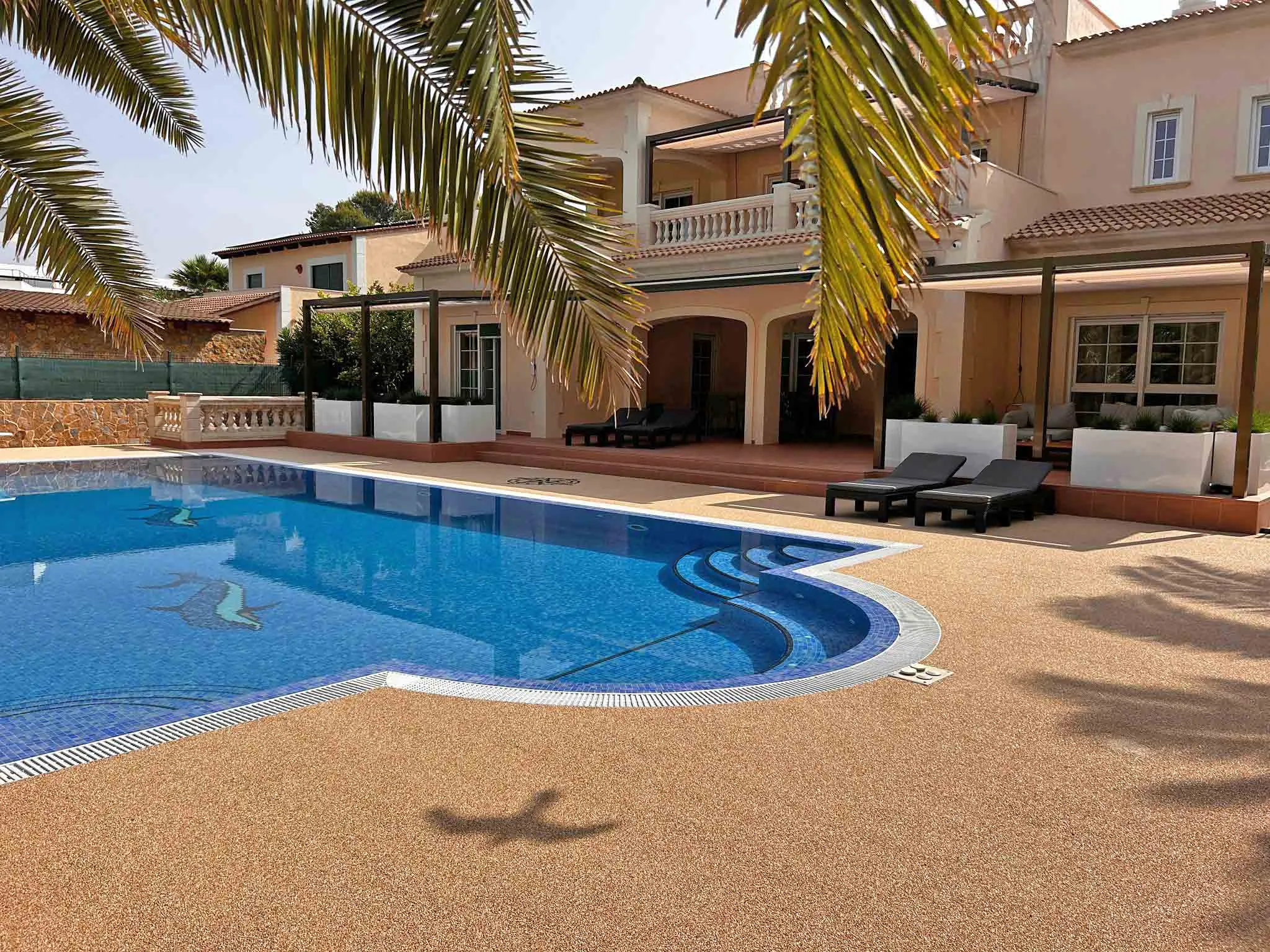 Fantàstic xalet amb vistes al mar i piscina-16