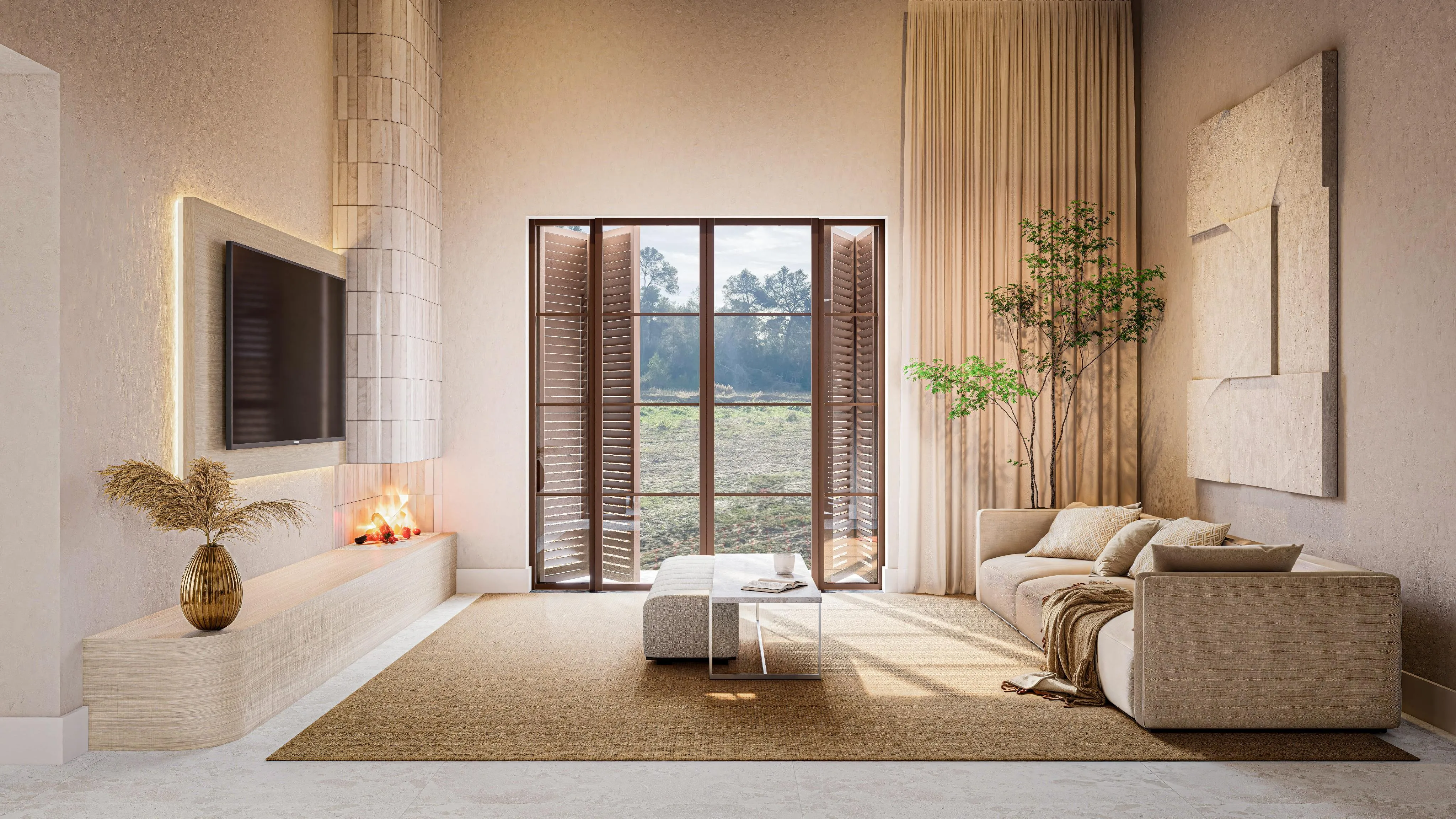 Finca with pool and panoramic views-7