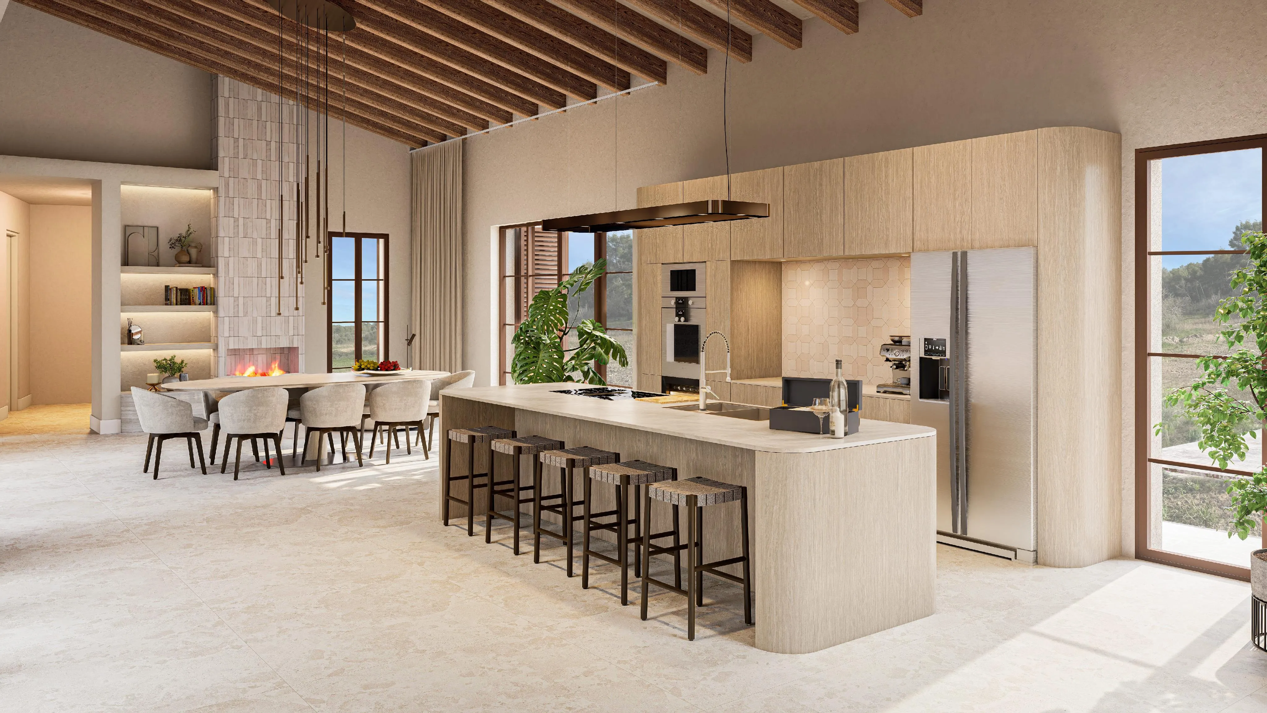 Finca amb piscina i vistes panoràmiques-6