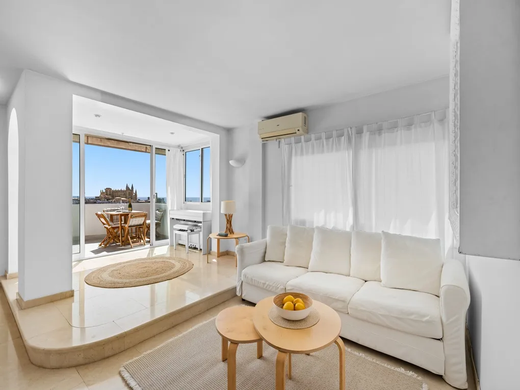 Àtic assolellat amb ascensor, pàrking, terrassa i vistes espectaculars prop de les Rambles-1