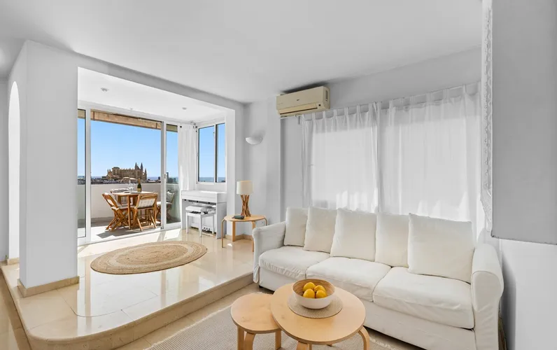 Àtic assolellat amb ascensor, pàrking, terrassa i vistes espectaculars prop de les Rambles