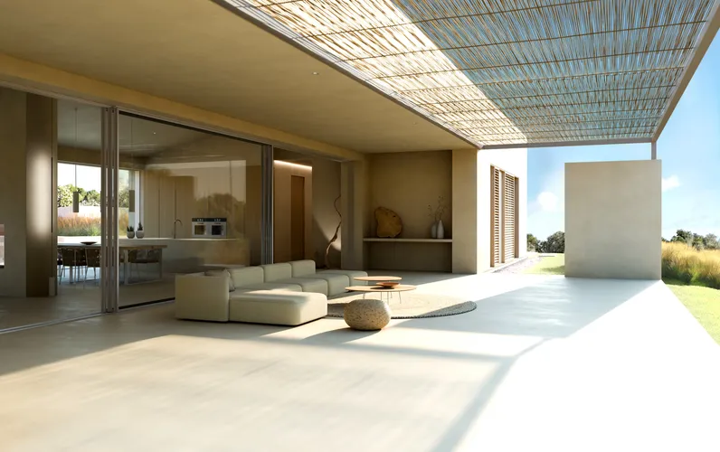 Finca nueva en una ubicación idílica con vistas al mar