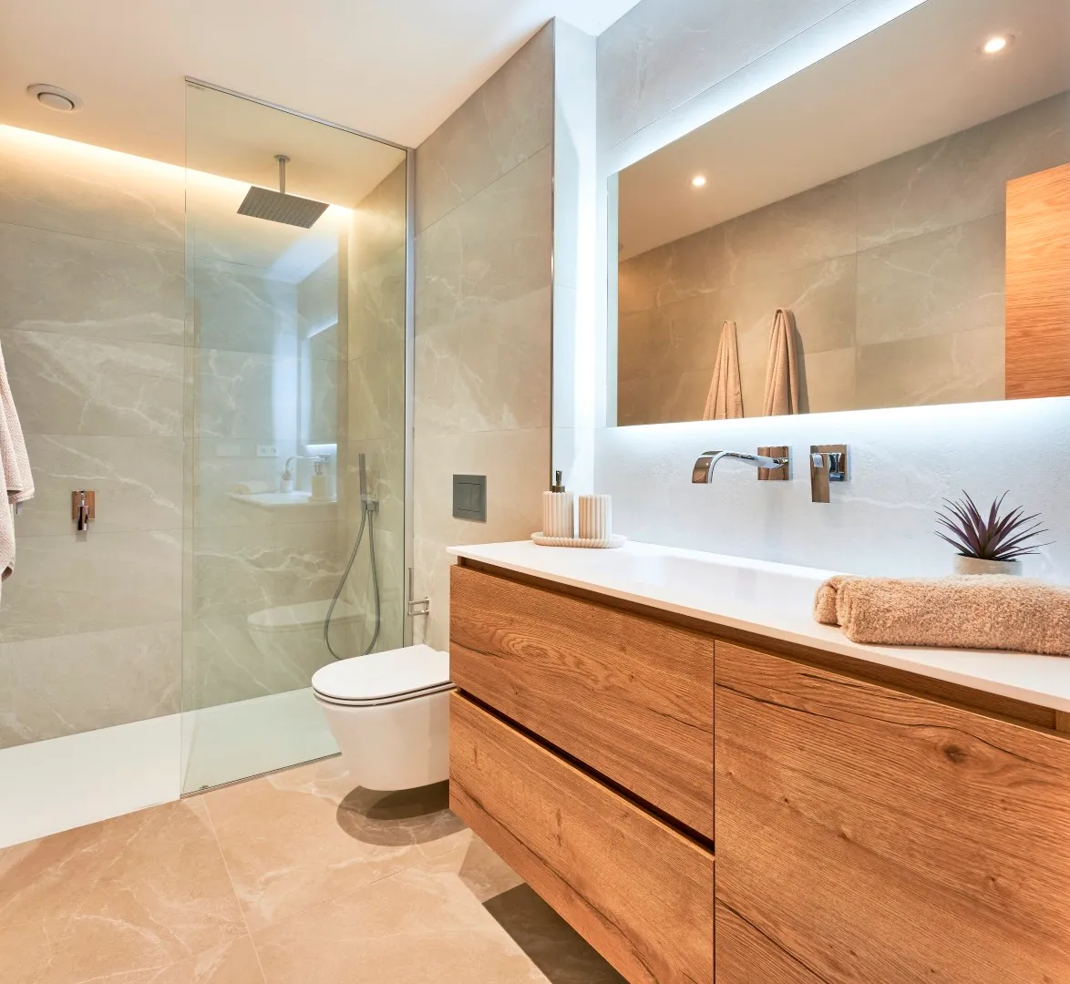 New development in Esporlas: Terraced houses with communal pool-9