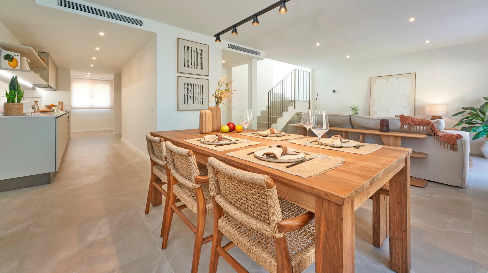 New development in Esporlas: Terraced houses with communal pool-4