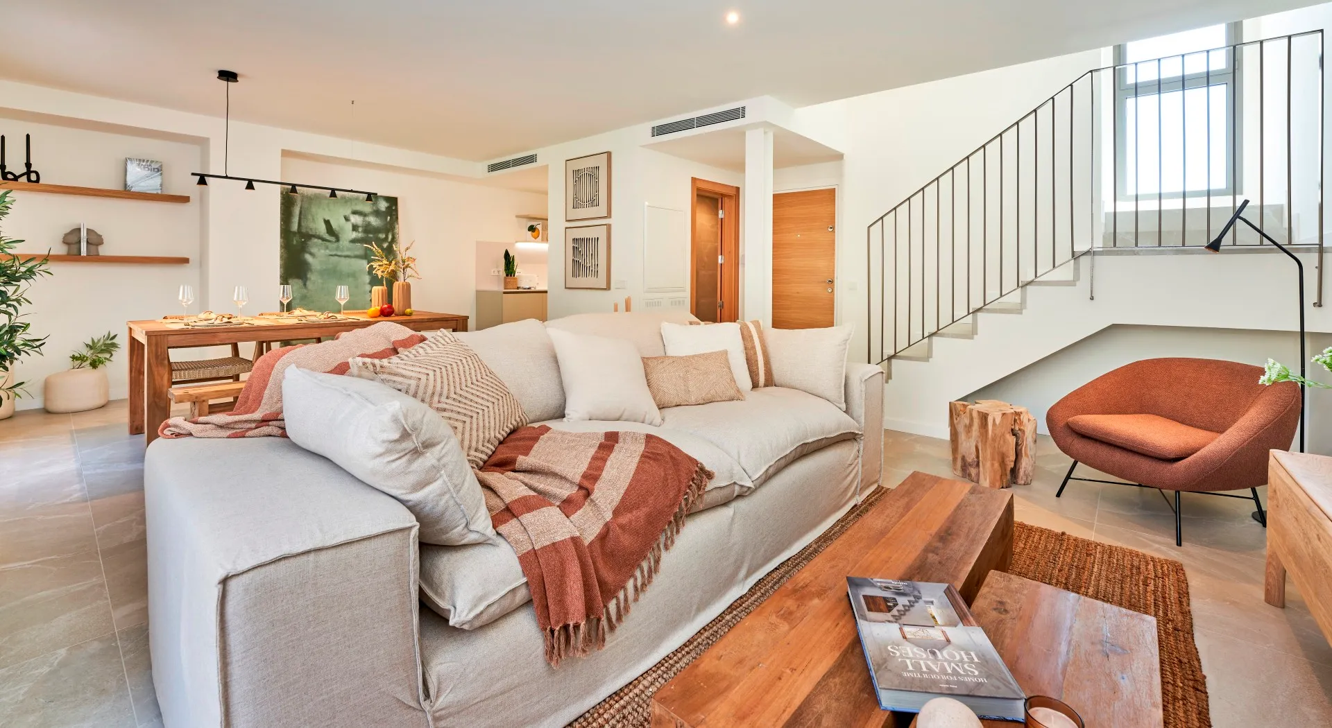 Nyt byggeri i Esporlas: Rækkehuse med fælles pool-1