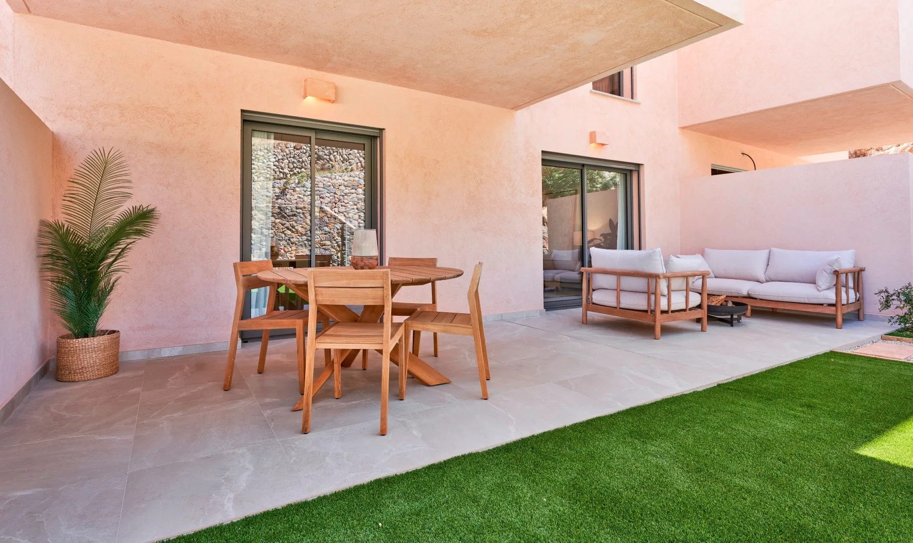 New development in Esporlas: Terraced houses with communal pool-16