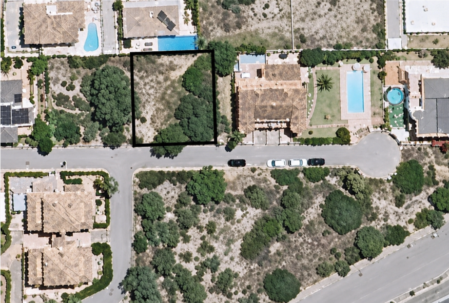 Parcel·la atractiva per a una casa moderna amb piscina a Santa Margalida