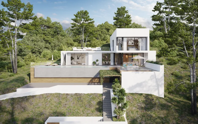 Fantastyczna działka z pozwoleniem na budowę w Puerto Pollensa