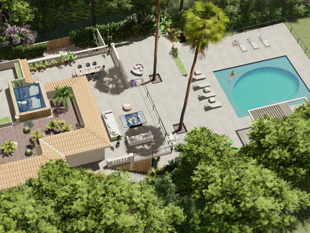 Attractive renovation project in Costa d'en Blanes-5