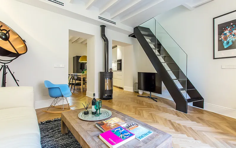 Renovated duplex penthouse