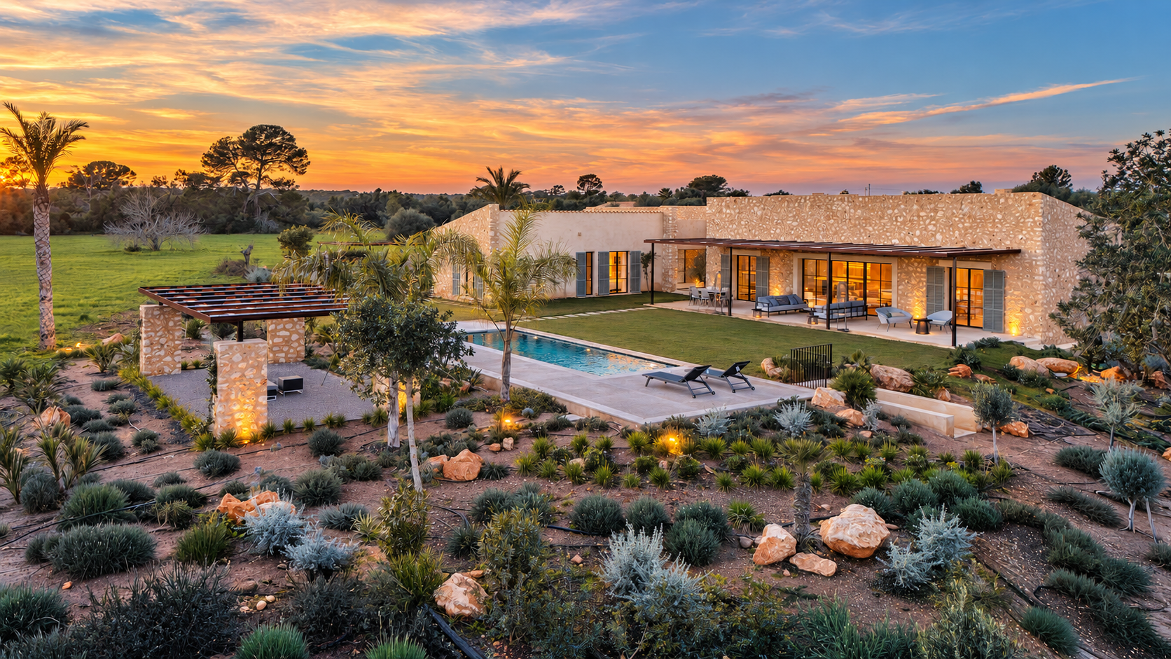Exclusiva finca con piscina y amplio terreno
