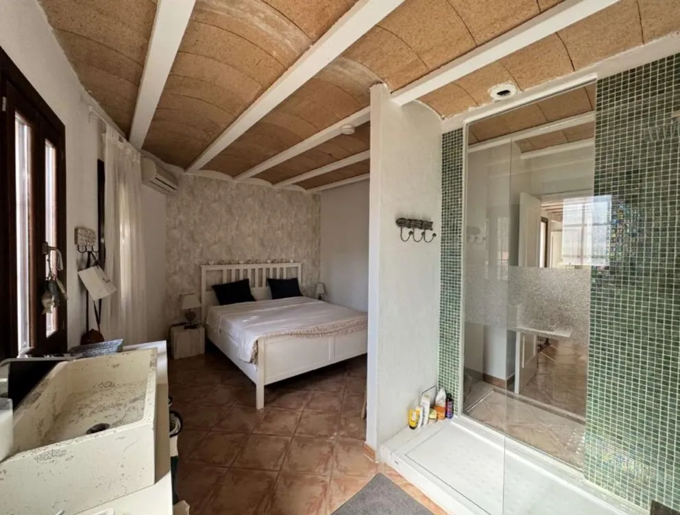 Encantadora casa de poble amb piscina i vistes a Alaro-14