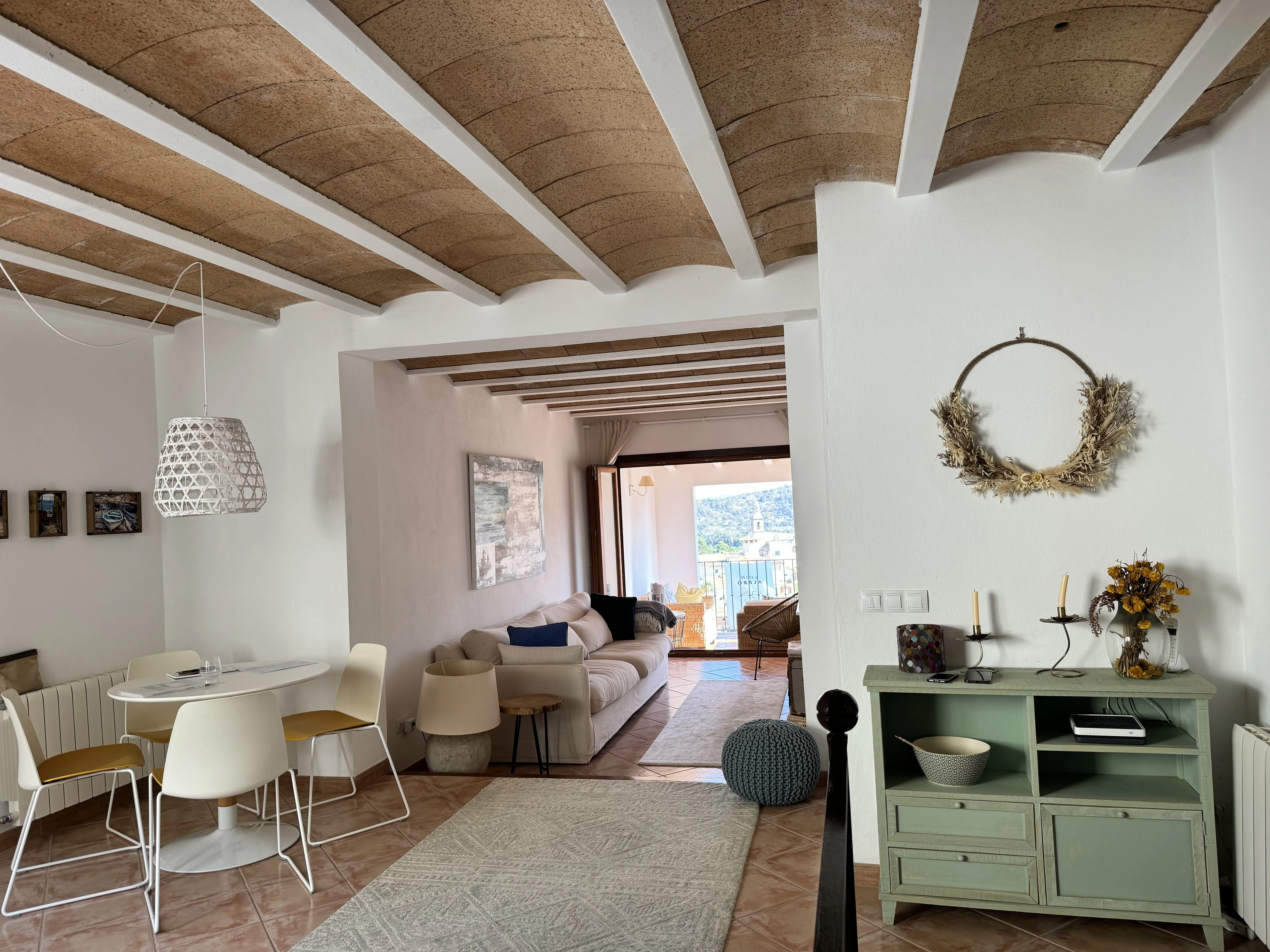 Encantadora casa de poble amb piscina i vistes a Alaro-3