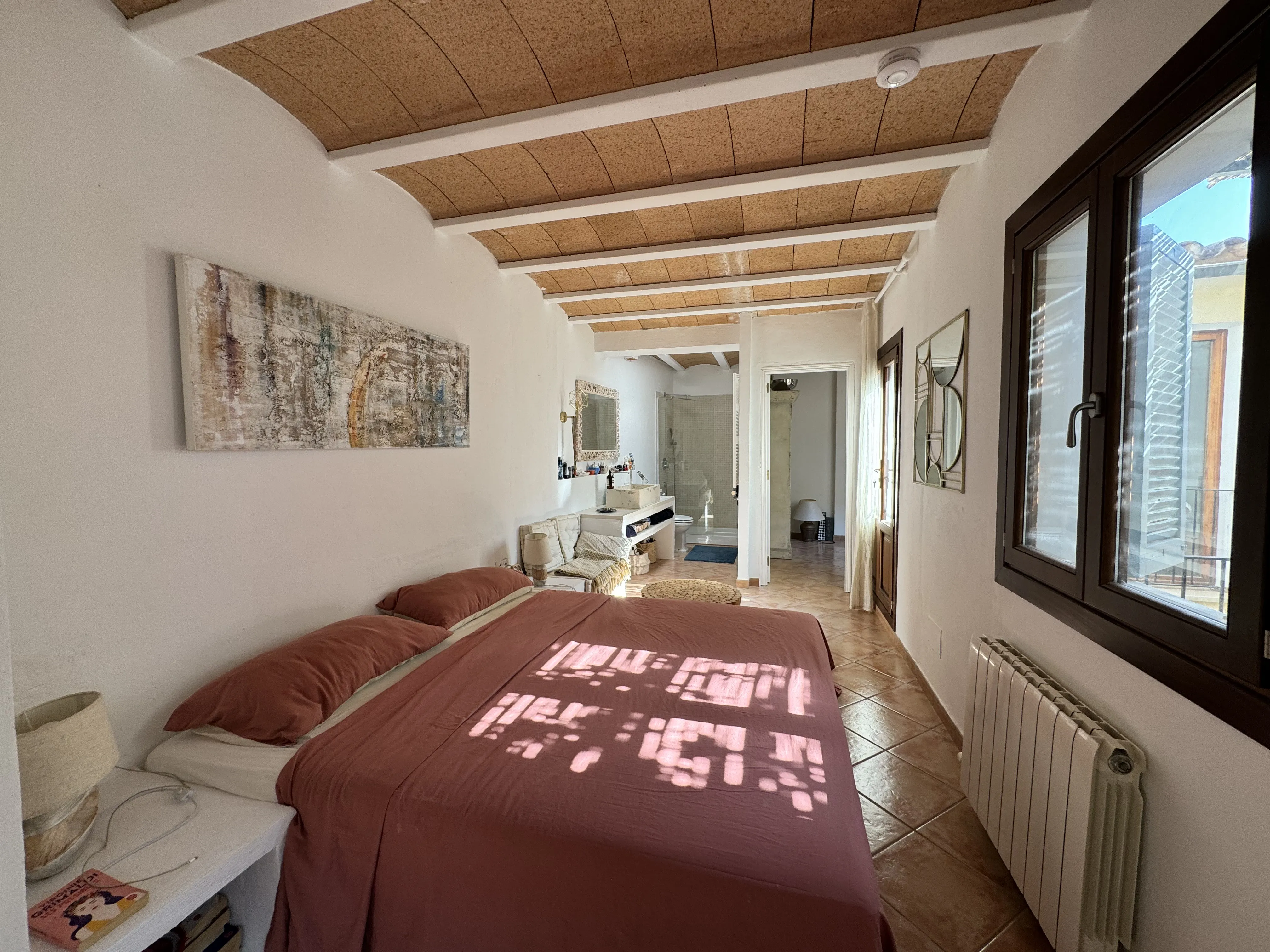 Encantadora casa de poble amb piscina i vistes a Alaro-11