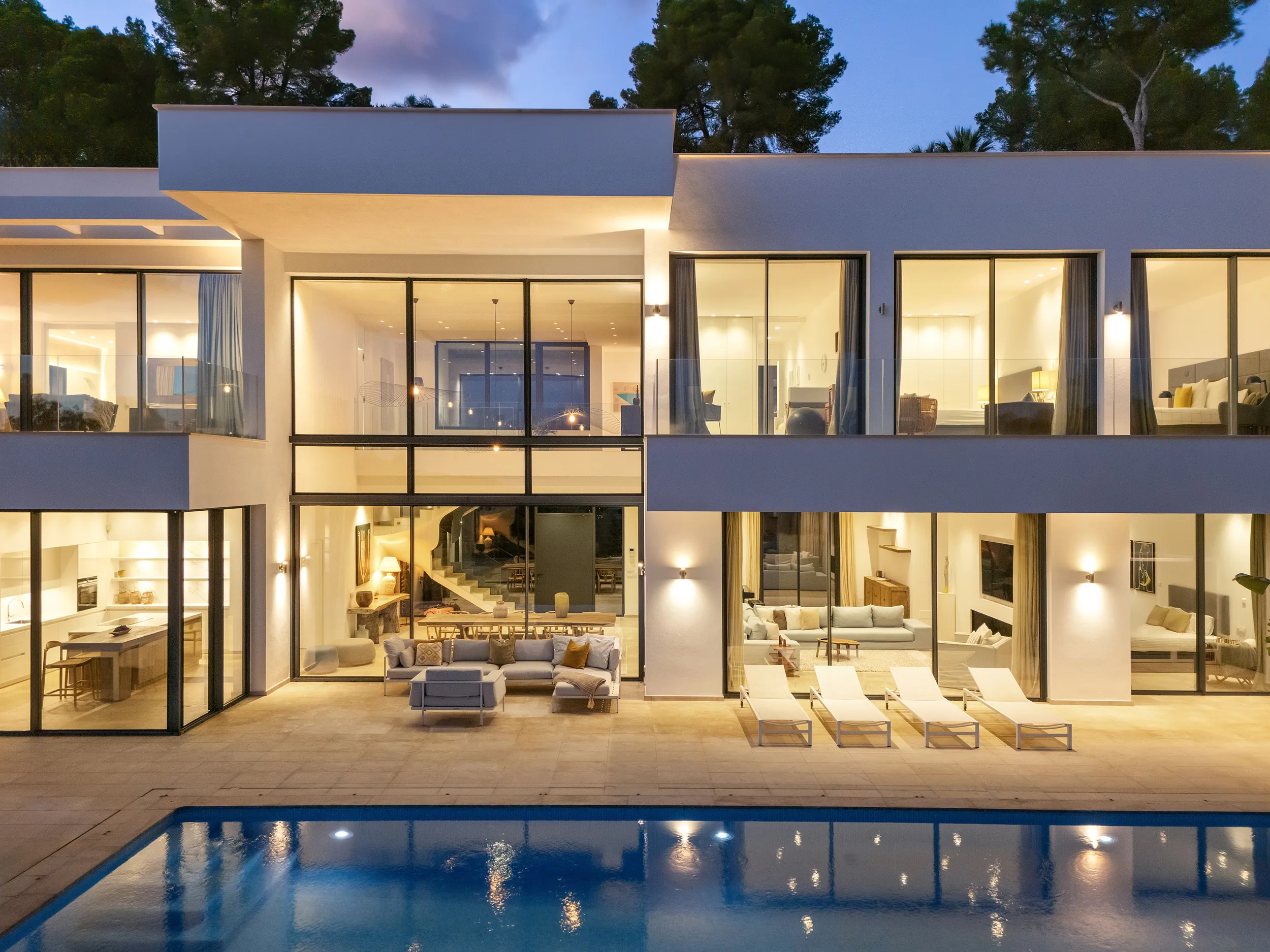 Villa moderna con vistas al mar en Son Vida-26