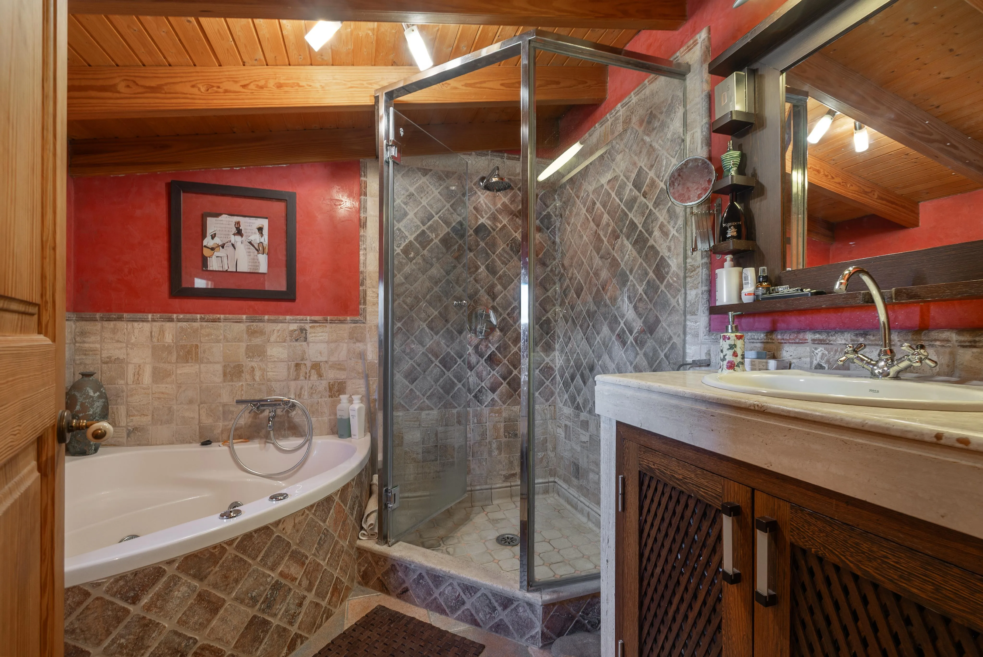 Finca z widokiem na góry Tramuntana-18