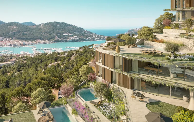 Luxe residentie met uitzicht op de haven