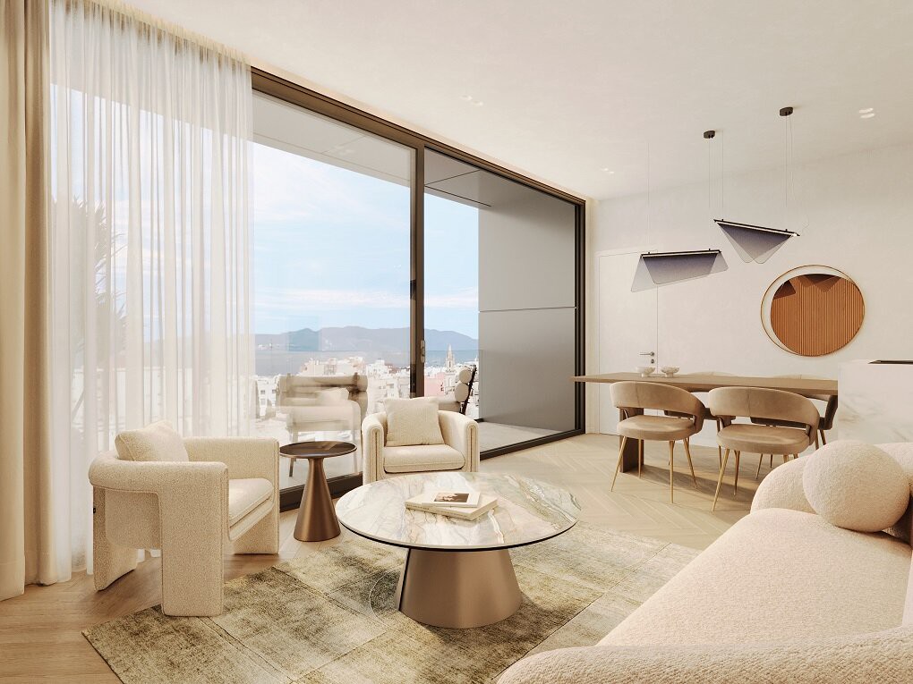 Moderne penthouse i nyt designprojekt